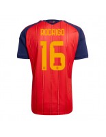 Španělsko Rodri Hernandez #16 Domácí Dres MS 2026 Krátký Rukáv